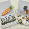 Kit 2 Panos de Prato - Vaquinhas com Flores e Vaquinhas com Passarinhos - 50x70 cm